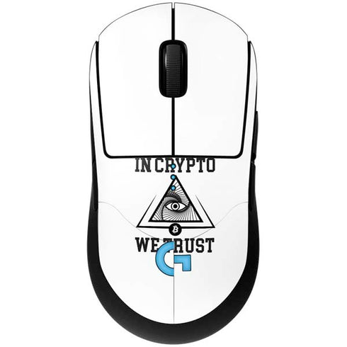 In Crypto We Trust G Pro Wireless Gaming Mouse Skin